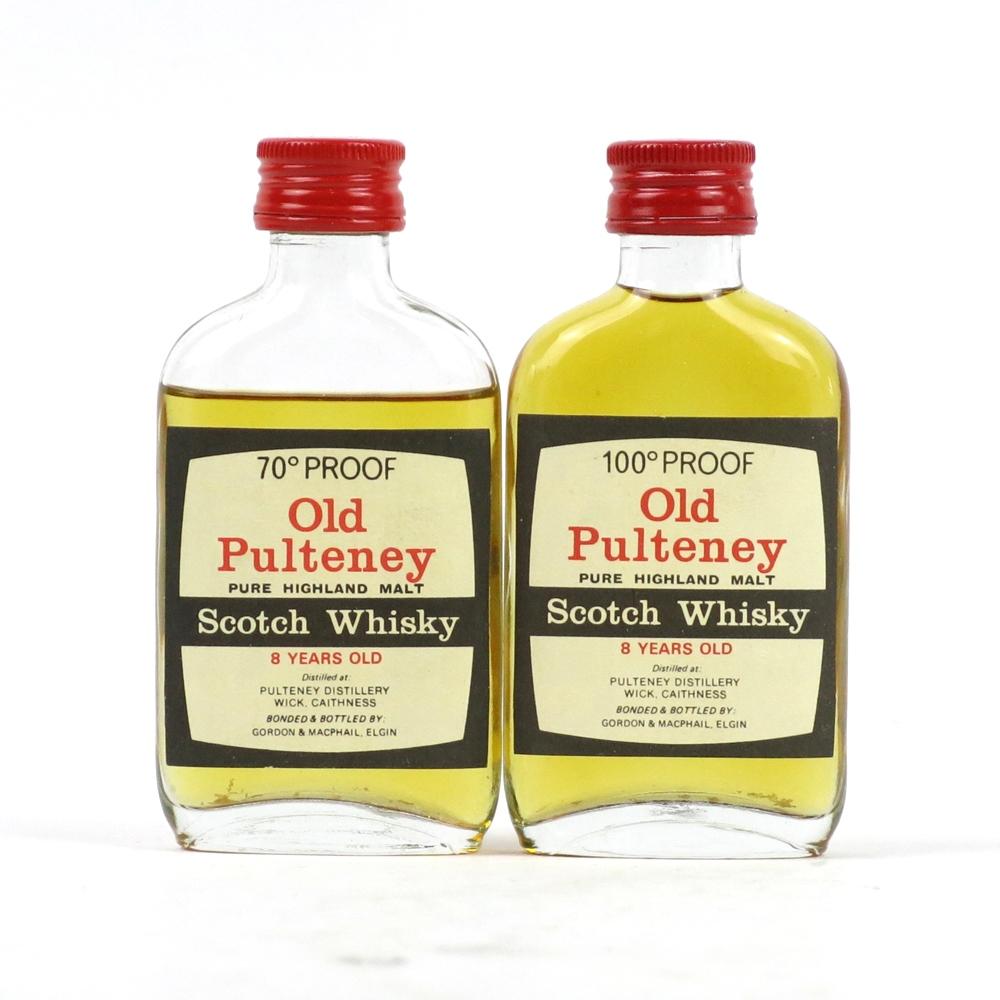 Old Pulteney 8 Year Old 1970s Miniatures