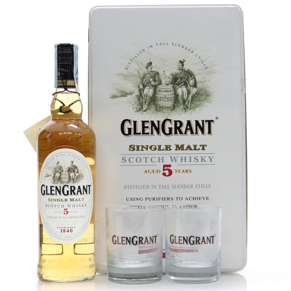 Glen Grant 5 Year Old / with 2 x Glasses