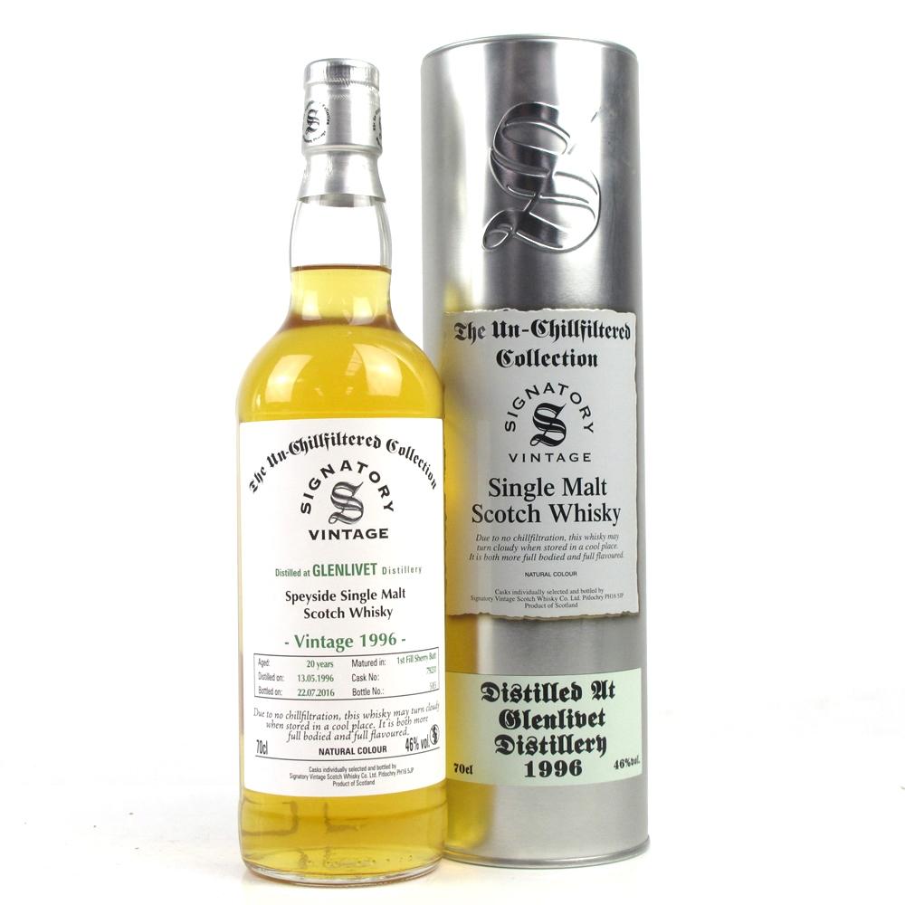 Glenlivet 1996 Signatory Vintage 20 Year Old