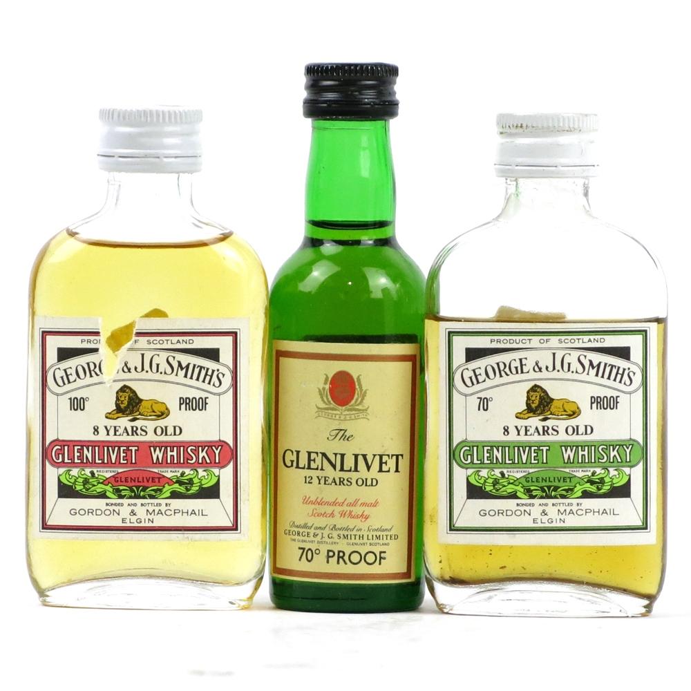 Glenlivet 1970/80s Miniature Selection