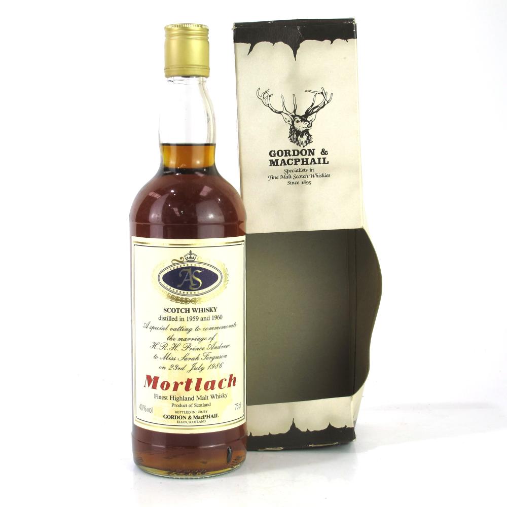 Mortlach 1959/1960 Royal Marriage 1986