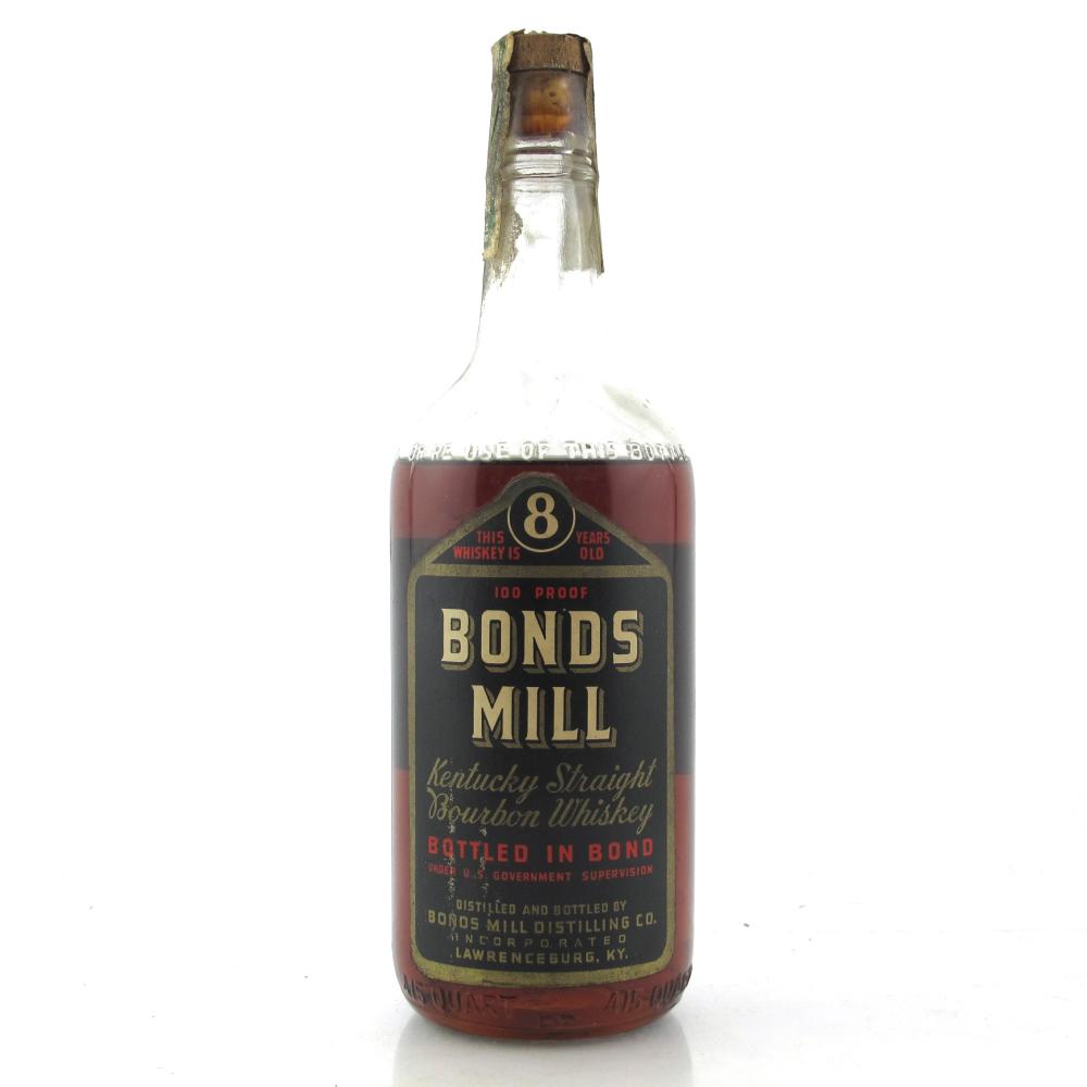 Bonds Mill 1936 Bottled in Bond 8 Year Old Kentucky Bourbon