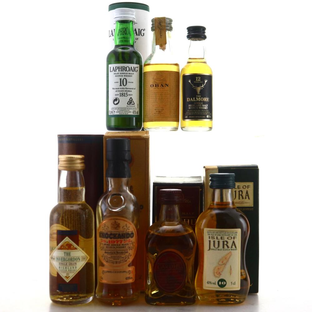 Single Malt & Grain Miniatures x 7