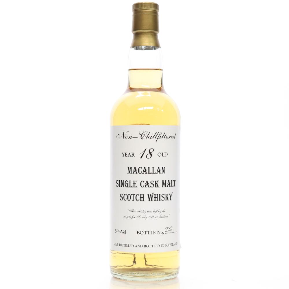 Macallan 1989 Sandy MacFarlane 18 Year Old 
