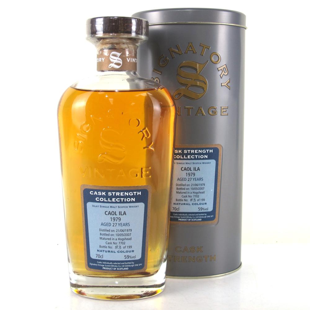 Caol Ila 1979 Signatory Vintage 27 Year Old Cask Strength