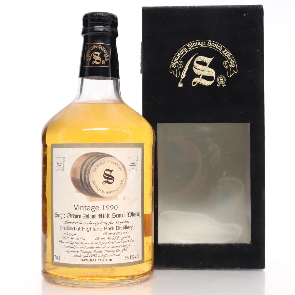 Highland Park 1990 Signatory Vintage 11 Year Old