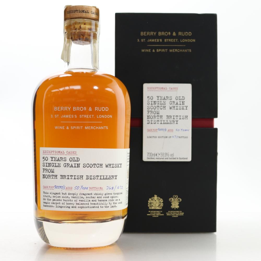 North British 1962 Berry Brothers and Rudd  50 Year Old Exceptional Casks