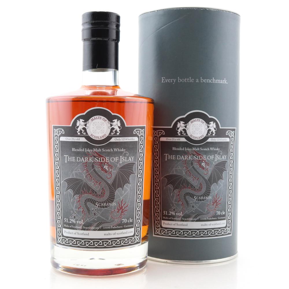The Dark Side of Islay 21 Year Old Malts of Scotland Blended Malt