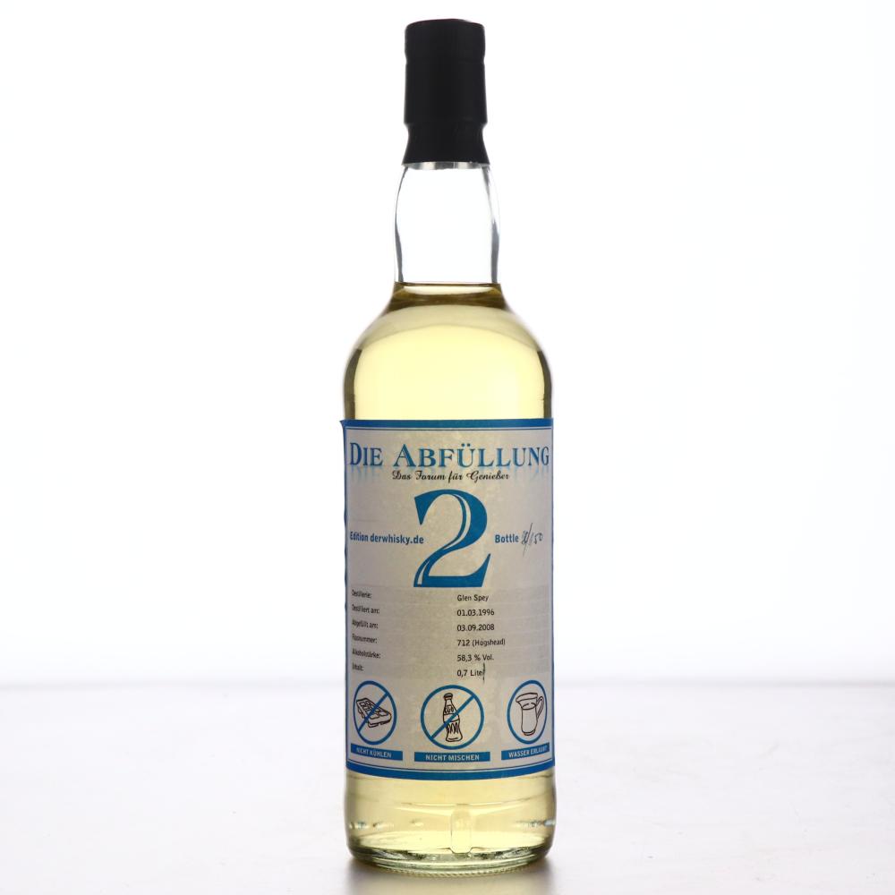Glen Spey 1996 Der Whisky Edition 2 / Die Abfullung