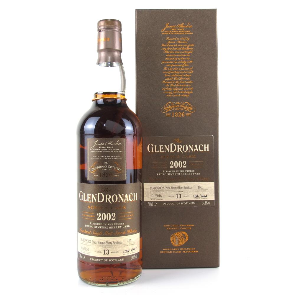 Glendronach 2002 Single Cask 13 Year Old #4651