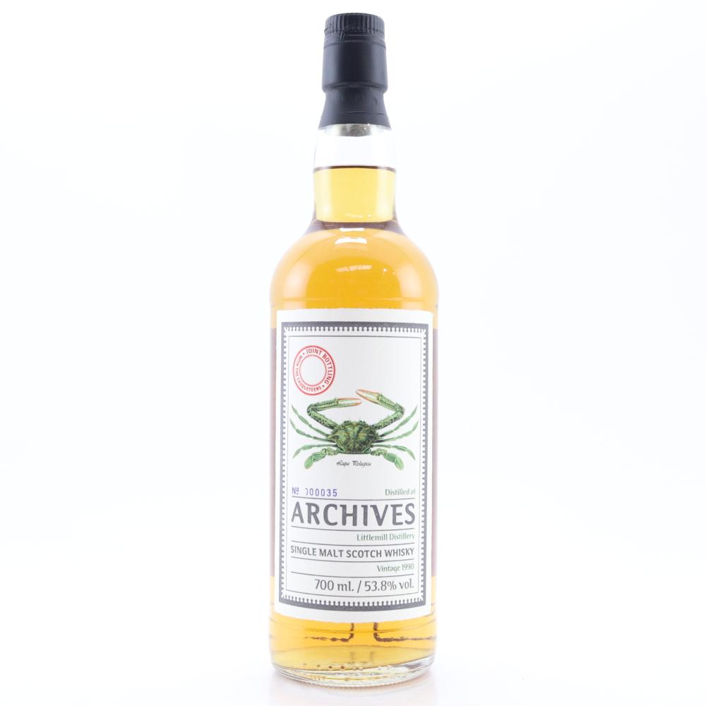 Littlemill 1990 Archives 23 Year Old / Whiskybase & The Casqueteers