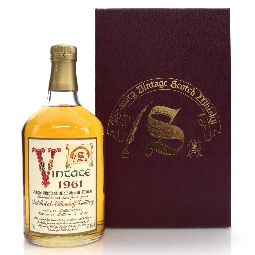 Miltonduff 1961 Signatory Vintage 35 Year Old