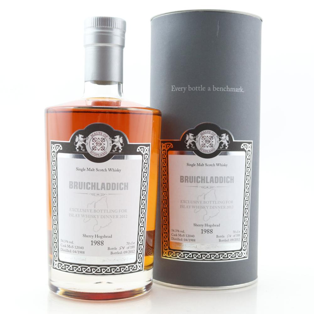 Bruichladdich 1988 Malts of Scotland Sherry Hogshead