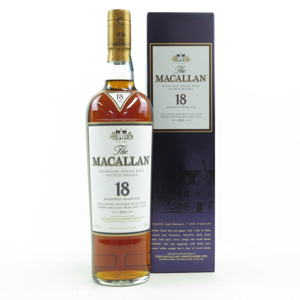 Macallan 18 Year Old 2016 Annual Release