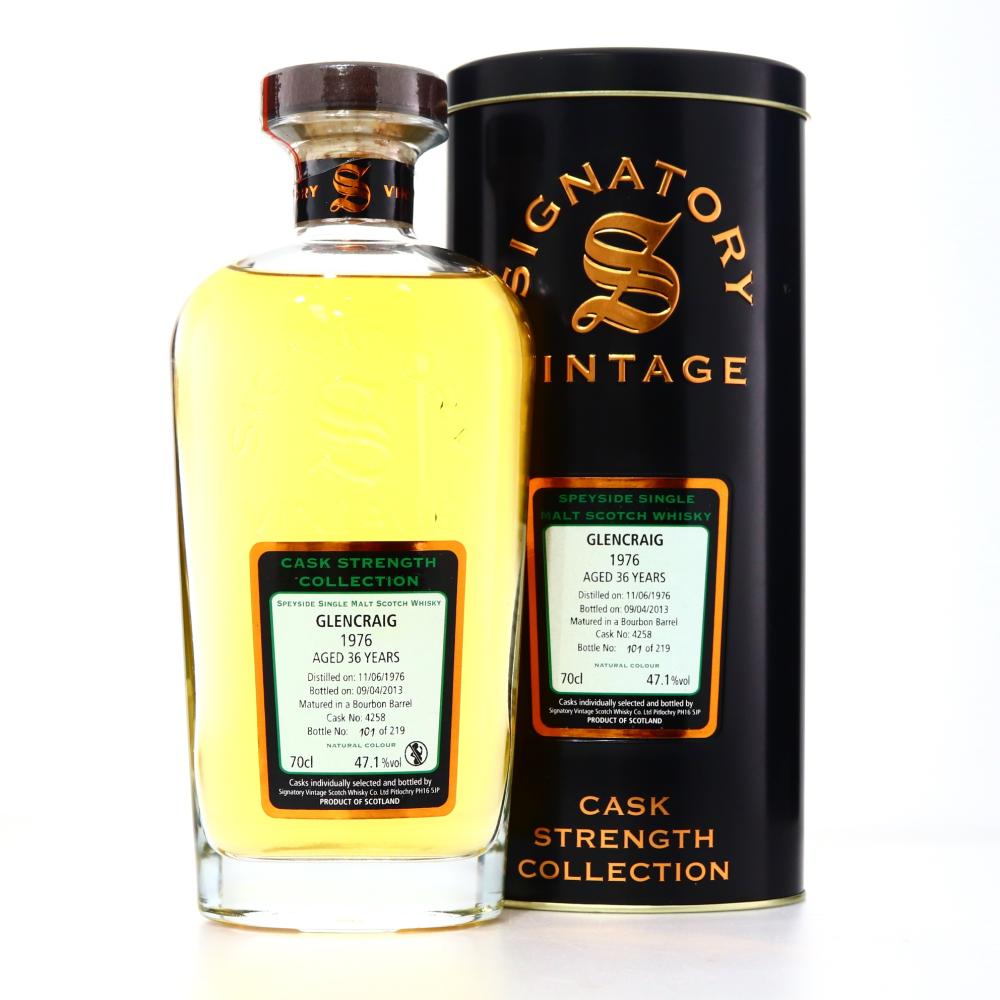 Glencraig / Glenburgie 1976 Signatory Vintage 36 Year Old Cask Strength