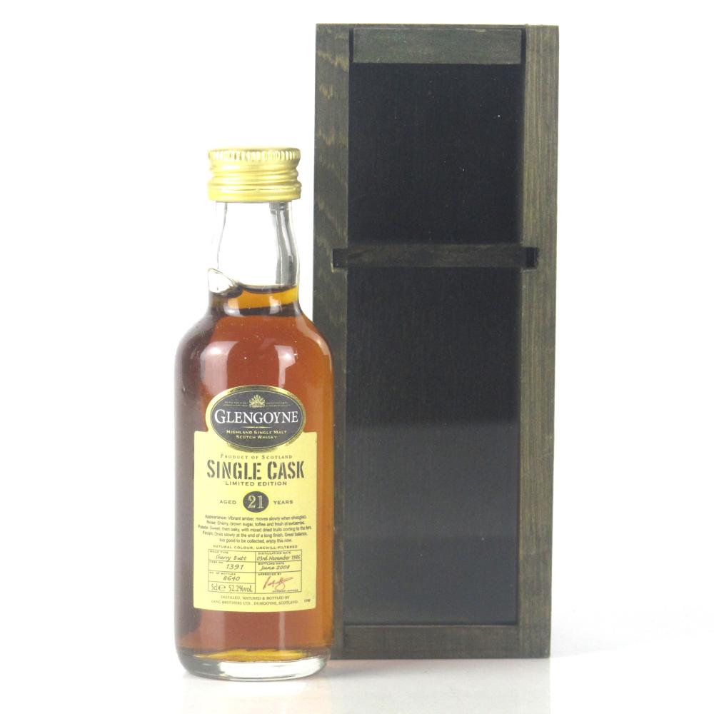 Glengoyne 1986 Single Cask 21 Year Old 5cl Miniature