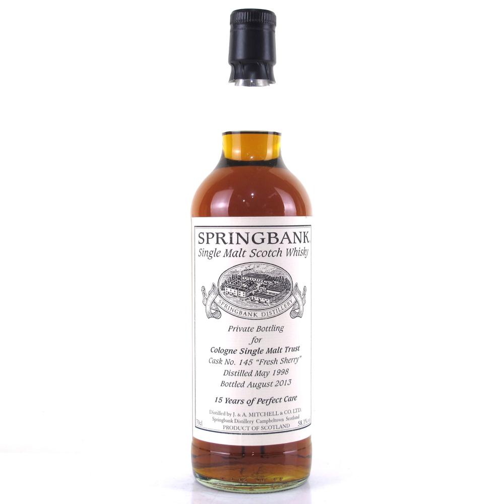 Springbank 1998 Private Bottling 15 Year Old / Fresh Sherry