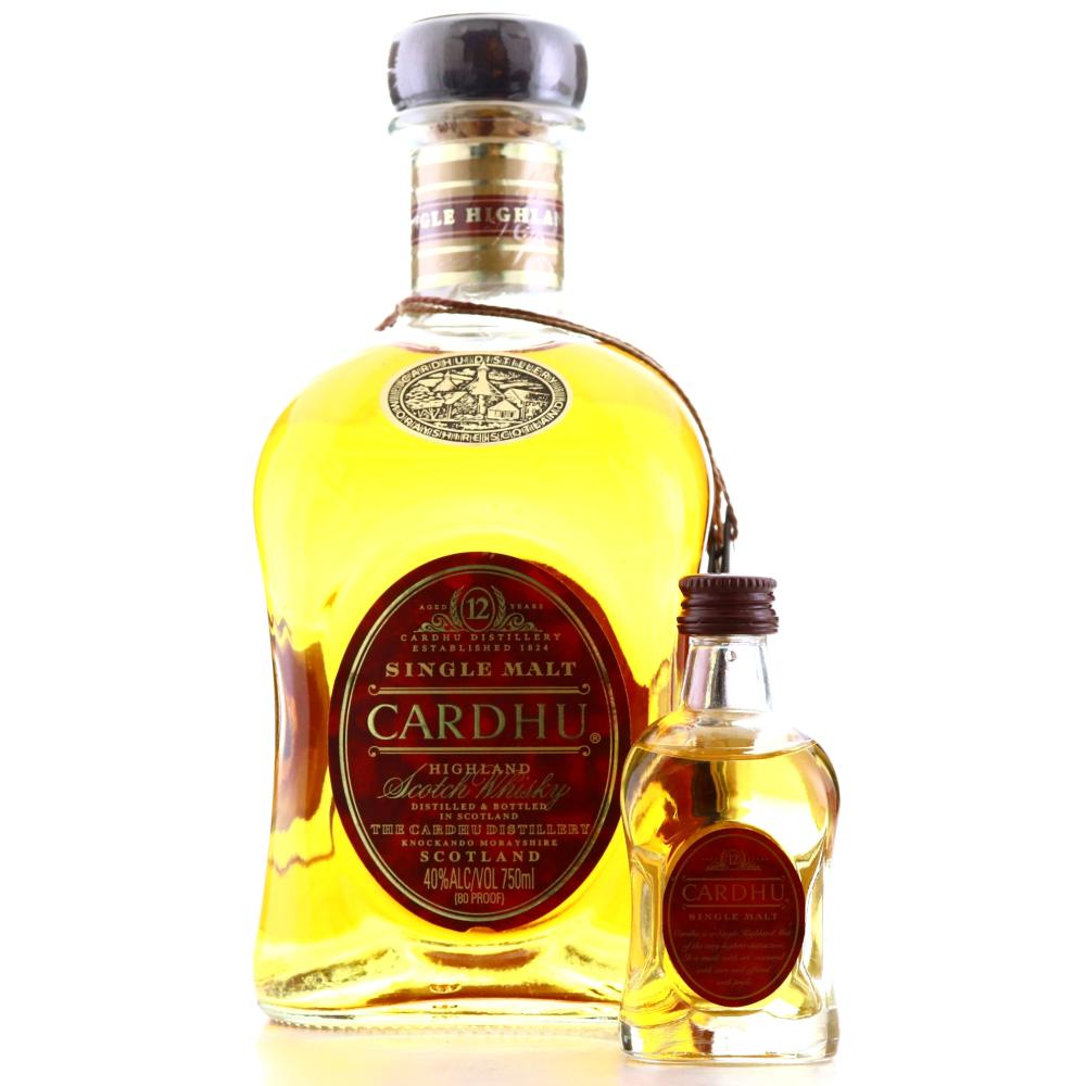 Cardhu 12 Year Old 75cl / US Import with Miniature