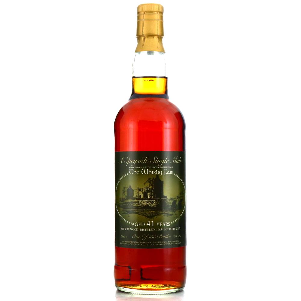 Speyside 1965 Single Malt 41 Year Old The Whisky Fair