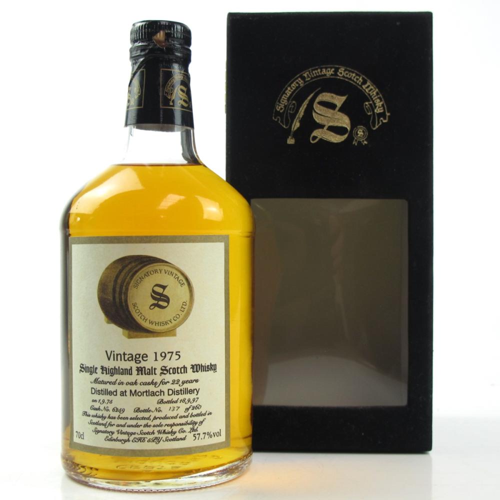 Mortlach 1975 Signatory Vintage 22 Year Old