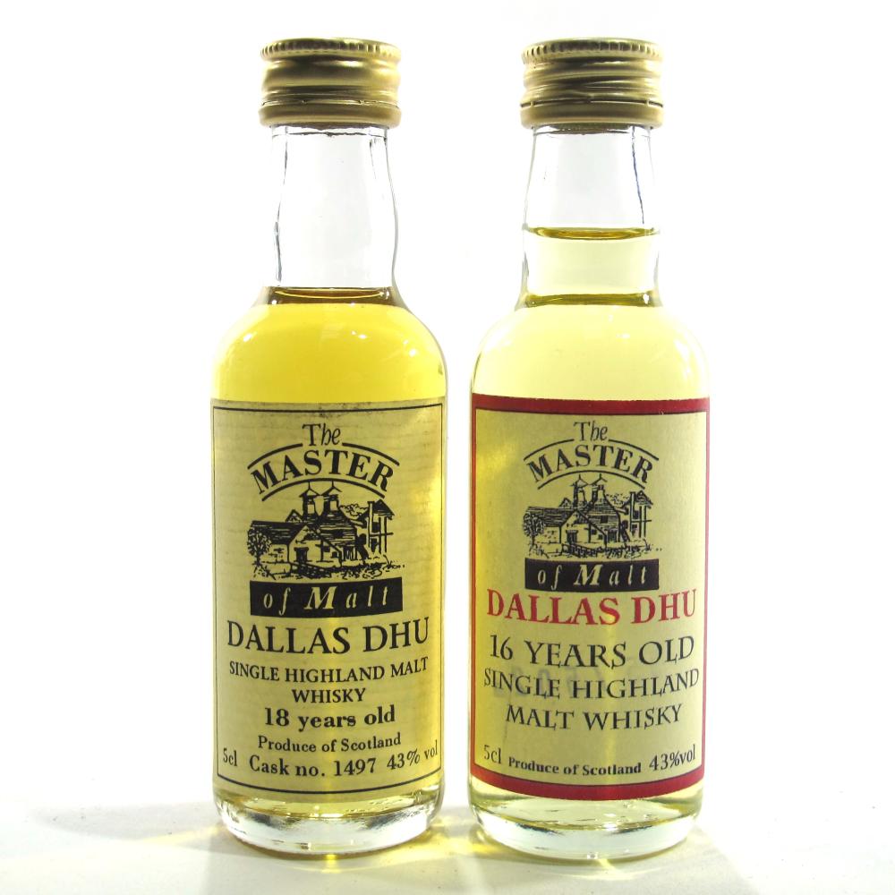 Dallas Dhu Master of Malt Miniatures 2 x 5cl