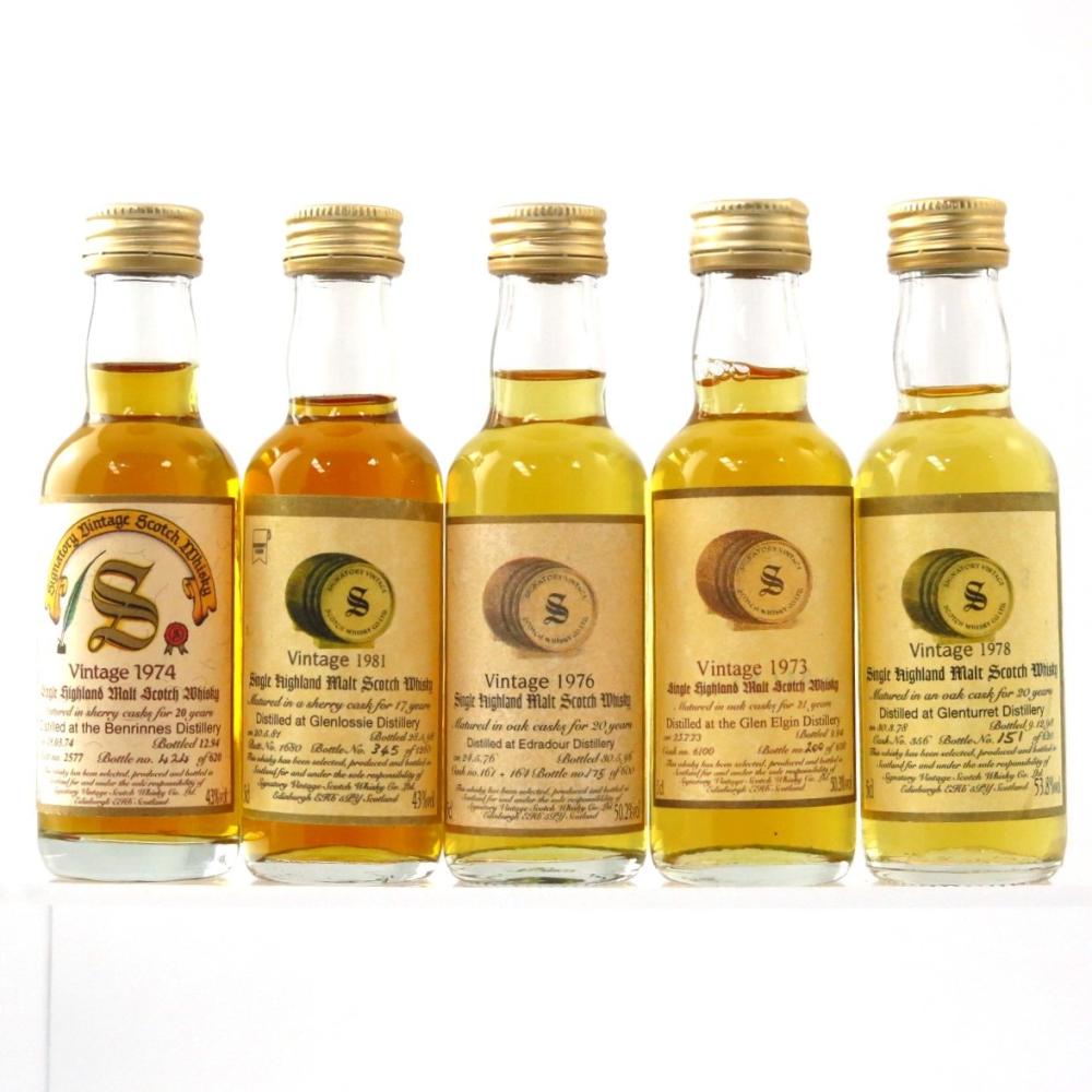 Signatory Vintage Highland Single Malt Selection 5 x 5cl