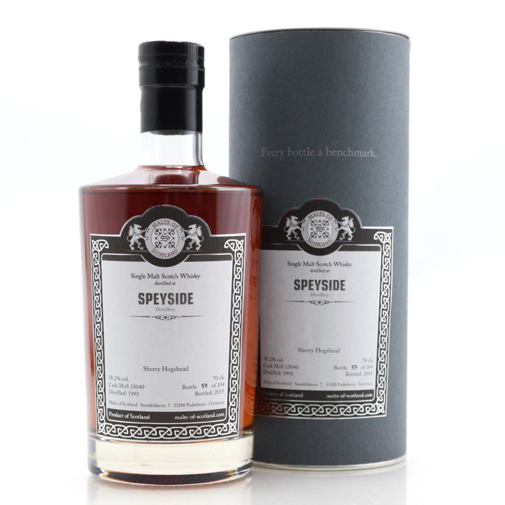 Speyside 1993 Malts of Scotland Sherry Hogshead