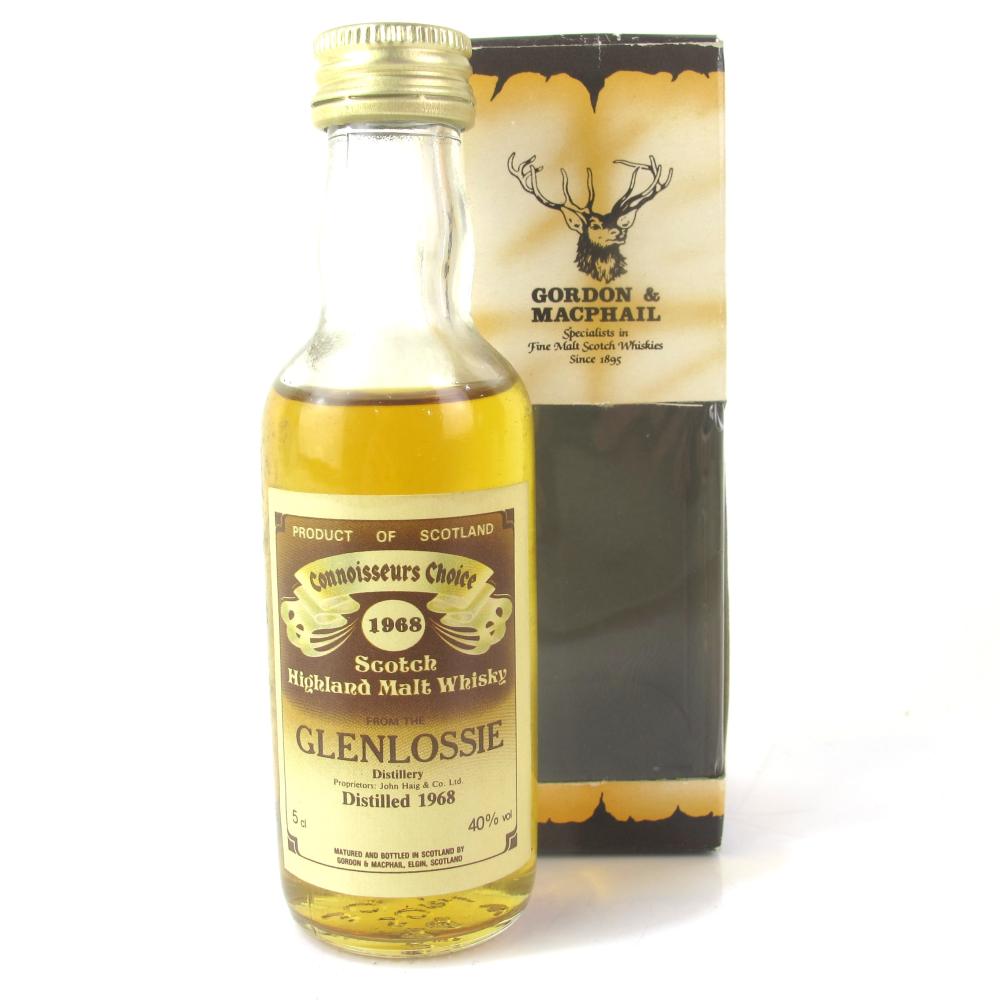 Glenlossie 1968 Gordon and MacPhail Miniature 5cl