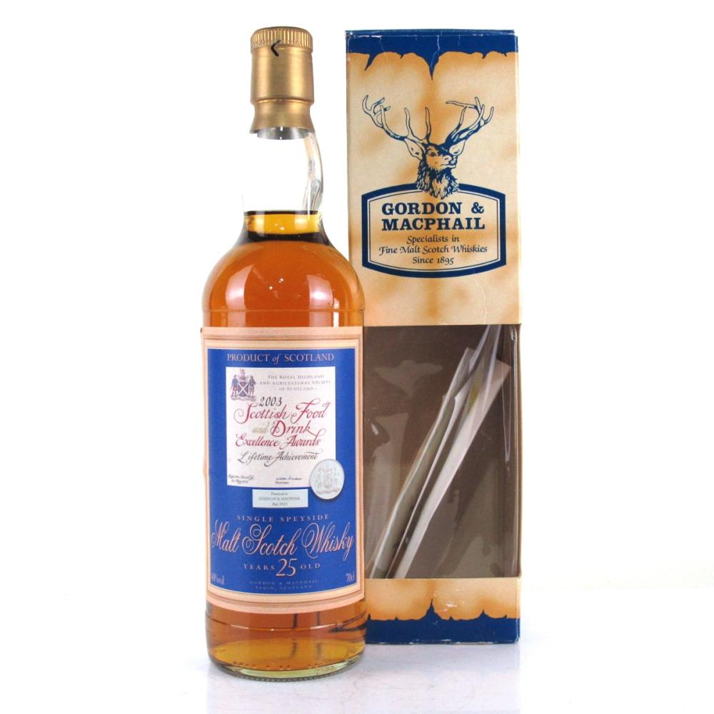 Gordon and MacPhail's 25 Year Old Speyside Single Malt / Lifetime Achievement Award 2003