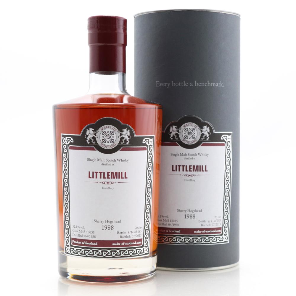 Littlemill 1988 Malts of Scotland Sherry Hogshead
