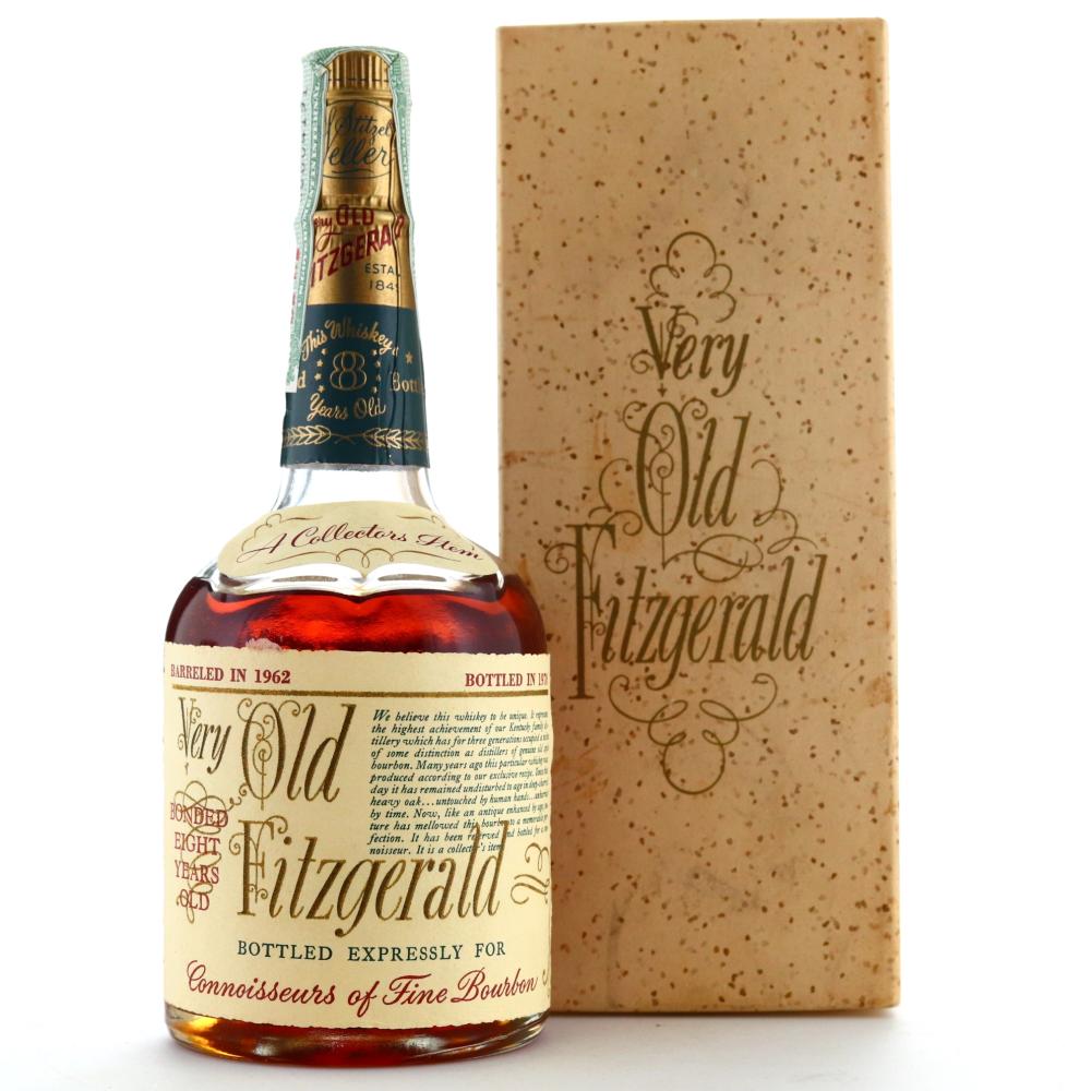 Very Old Fitzgerald 1962 Bottled in Bond 8 Year Old 100 Proof Half Pint / Stitzel-Weller