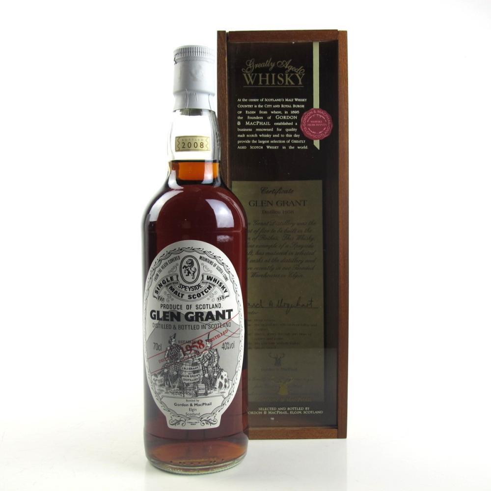 Glen Grant 1958 Gordon and MacPhail 50 Year Old