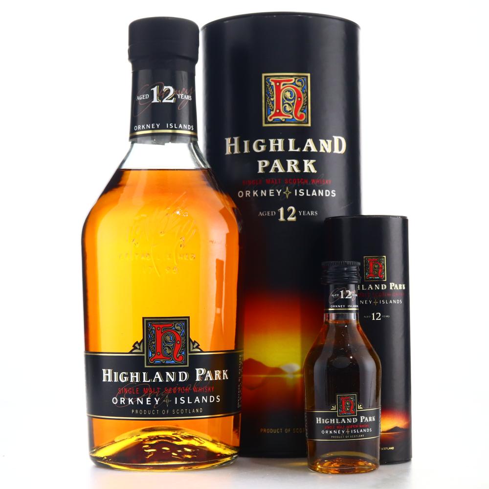 Highland Park 12 Year Old 1990s / with Miniature