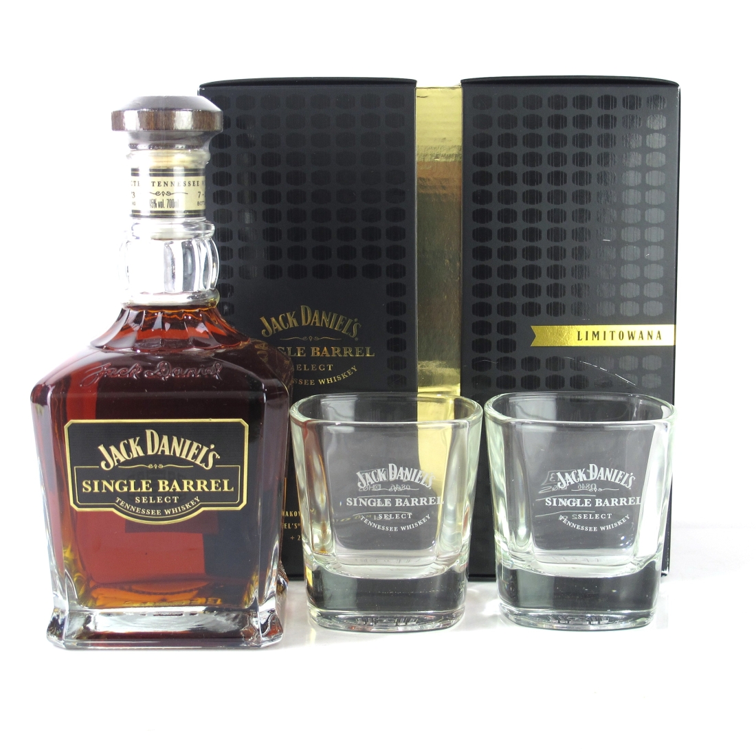 Jack Daniel's Single Barrel Select Gift Pack / Including Two Glasses