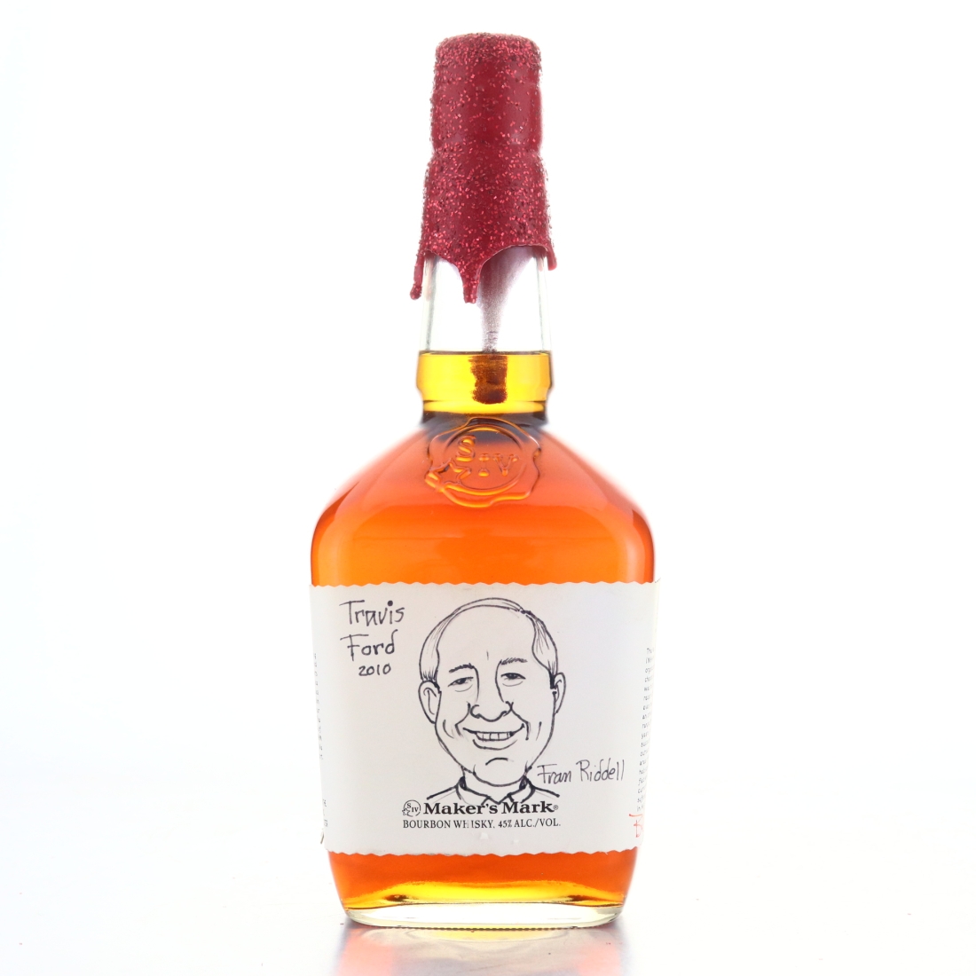 Maker's Mark Kentucky Straight Bourbon 1 Litre / New Hope Haiti #205