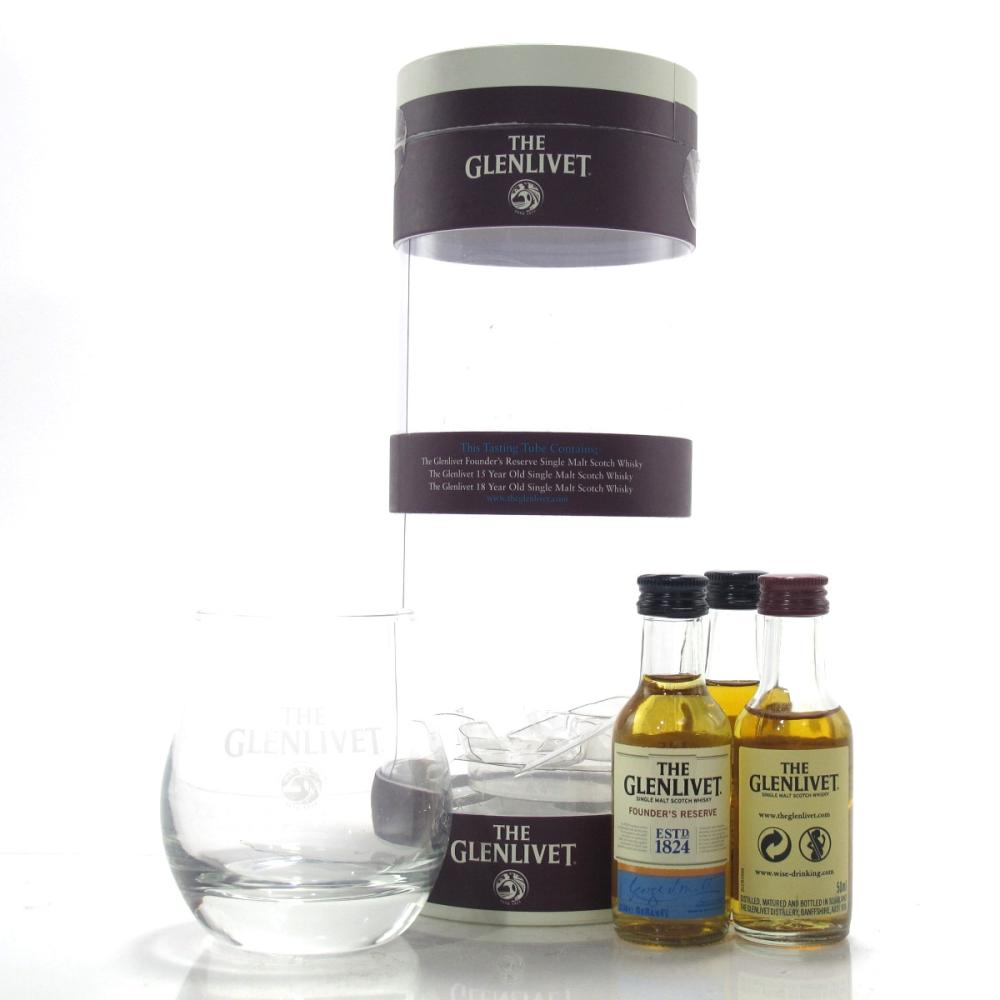 Glenlivet Vintage Marque Tasting Tube Miniatures x 3