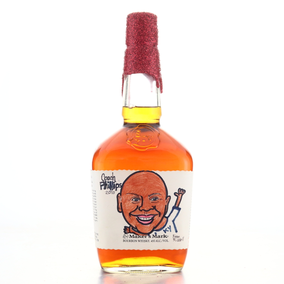 Maker's Mark Kentucky Straight Bourbon 1 Litre / New Hope Haiti #387