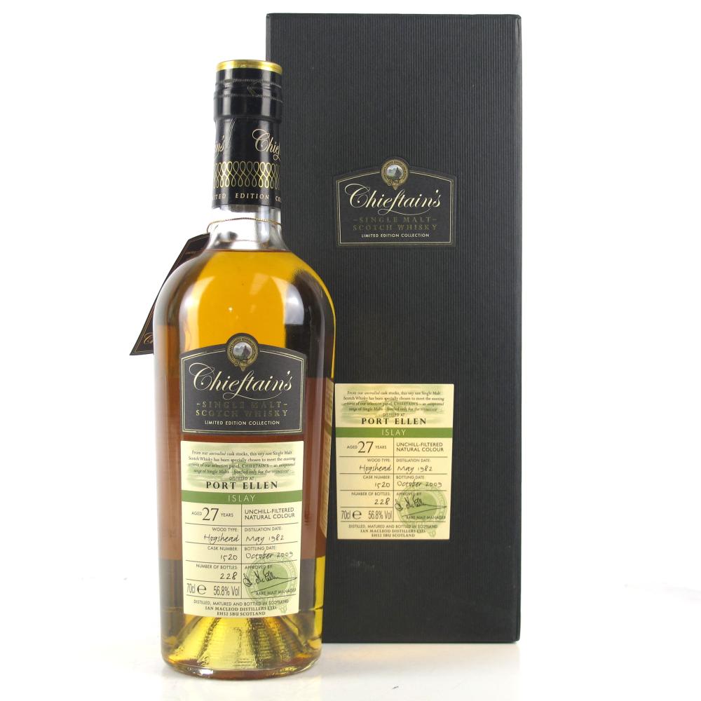 Port Ellen 1982 Chieftain's 27 Year Old