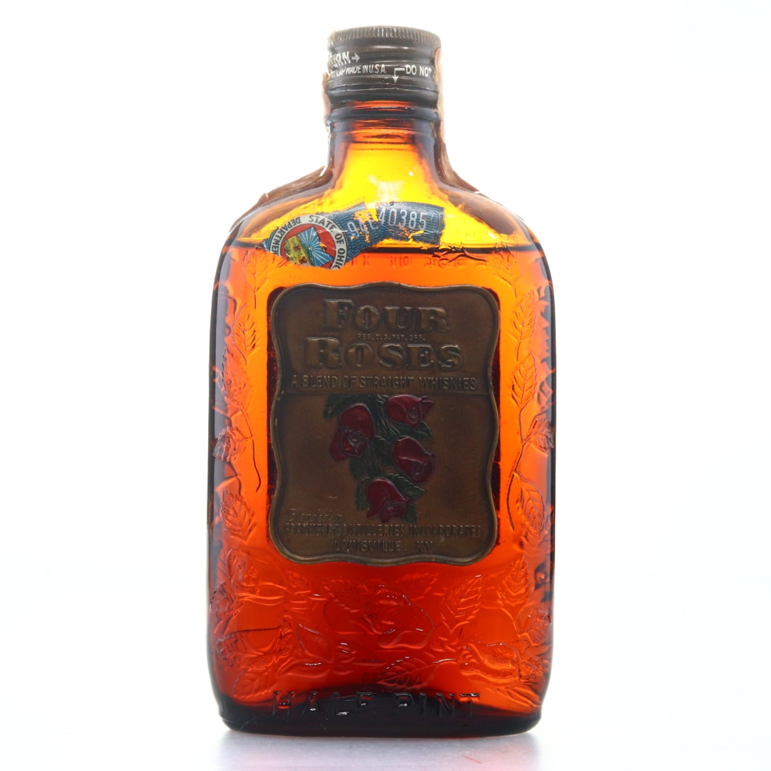 Four Roses Rye Half Pint 1950s