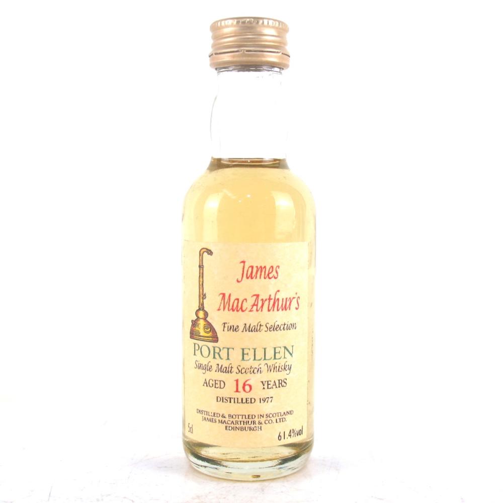 Port Ellen 1977 James MacArthur's 16 Year Old Miniature 5cl