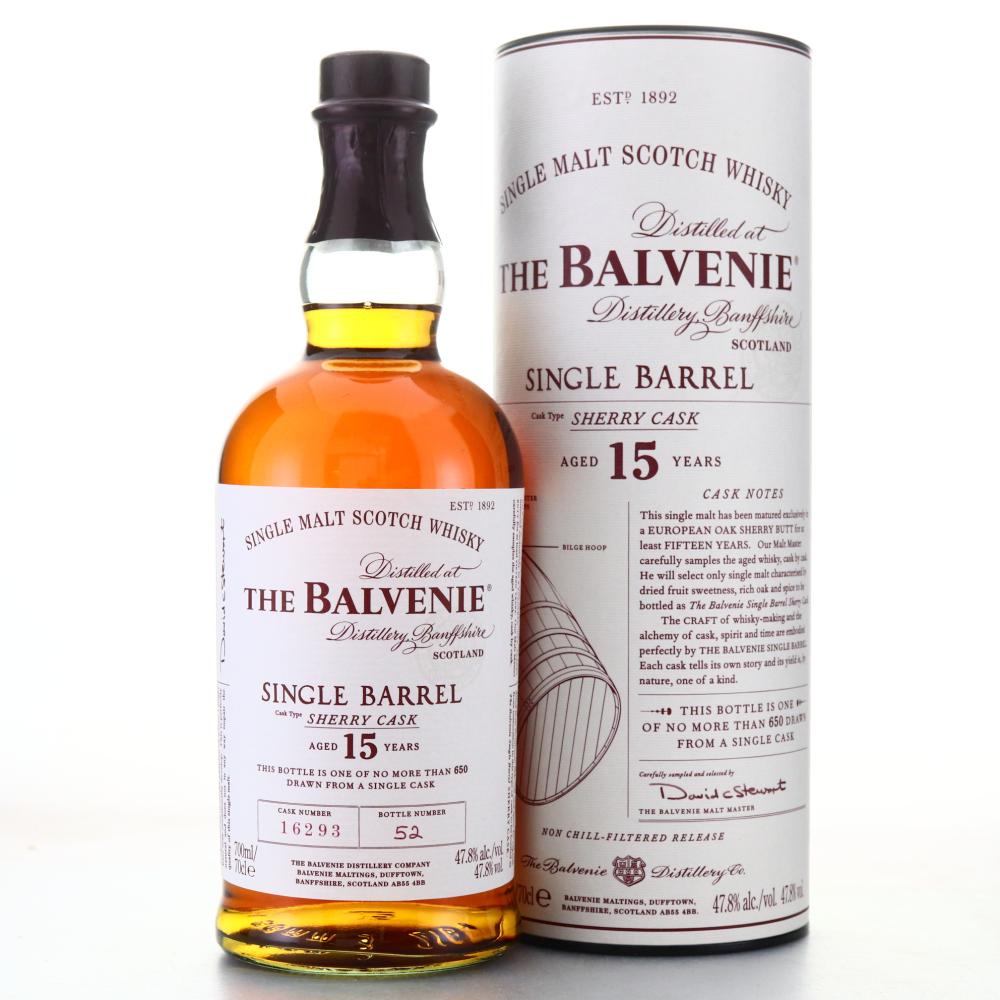 Balvenie 15 Year Old Sherry Cask Single Barrel #16293