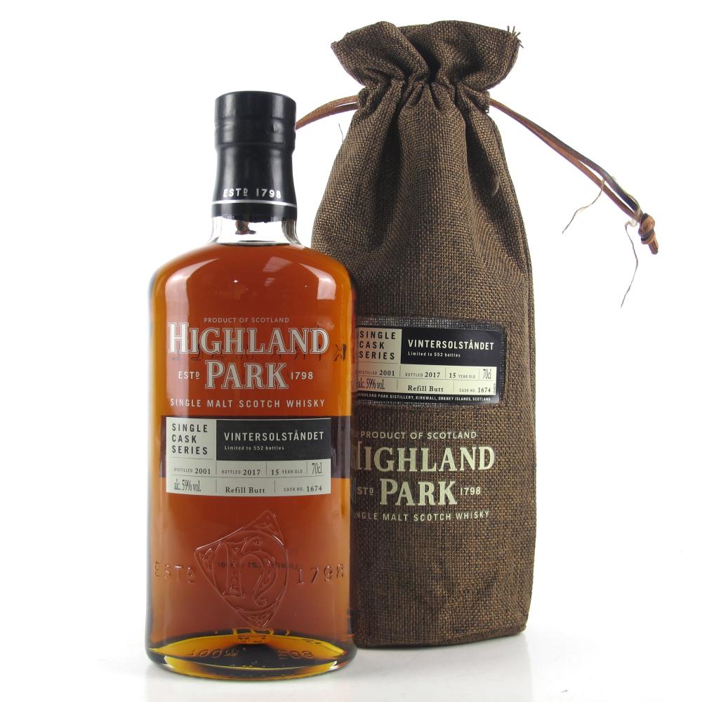 Highland Park 2001 Single Cask 15 Year Old #1674
