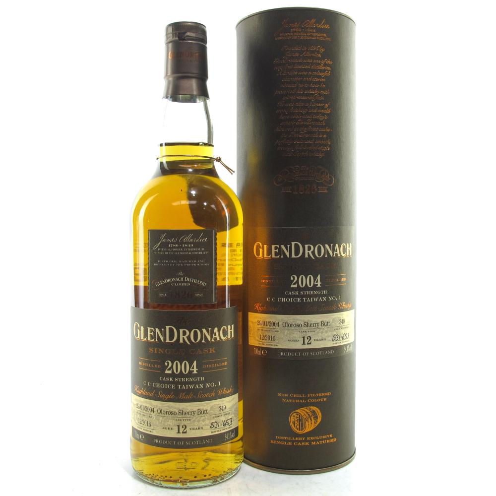 Glendronach 2004 Single Cask 12 Year Old #349 / CC Choice Taiwan No.1