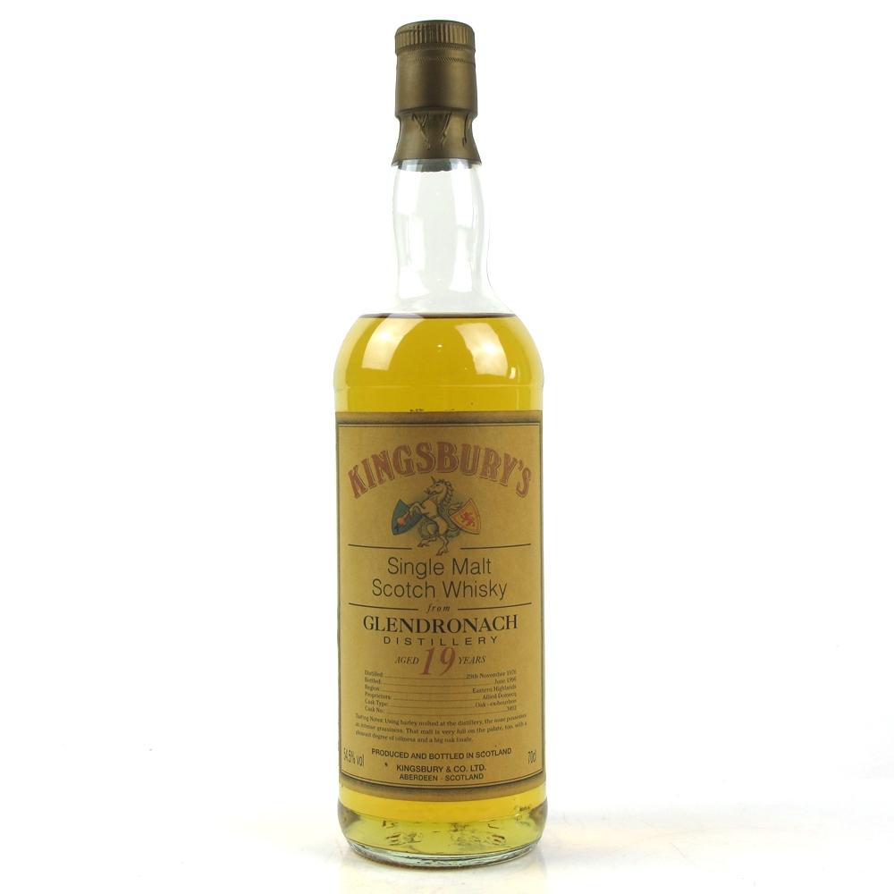 Glendronach 1976 Kingsbury's 19 Year Old