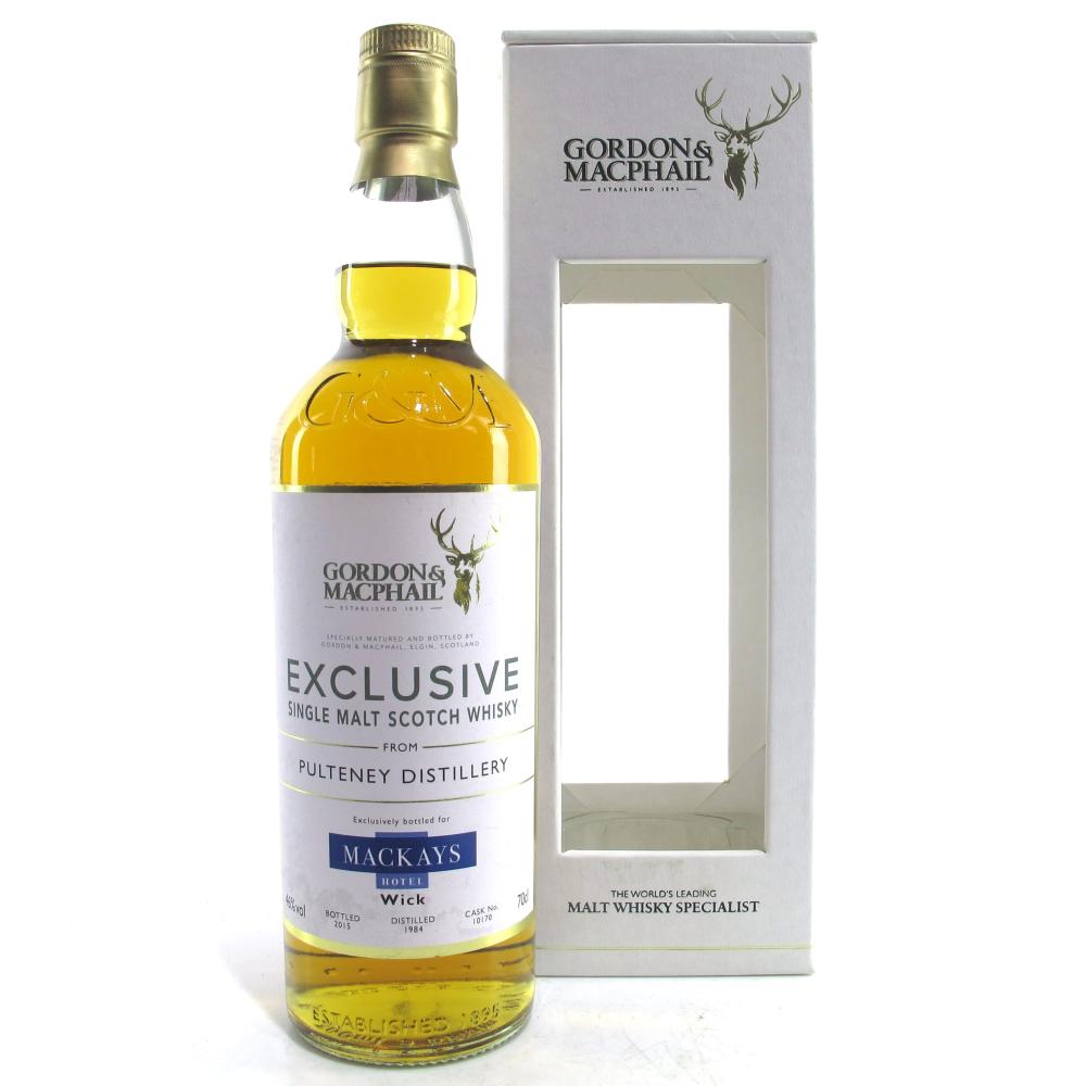 Old Pulteney 1984 Gordon and MacPhail / Mackays Hotel