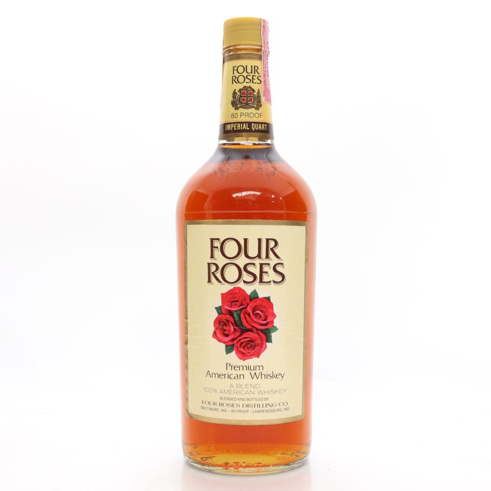 Four Roses Premium American Whiskey Quart 1970s