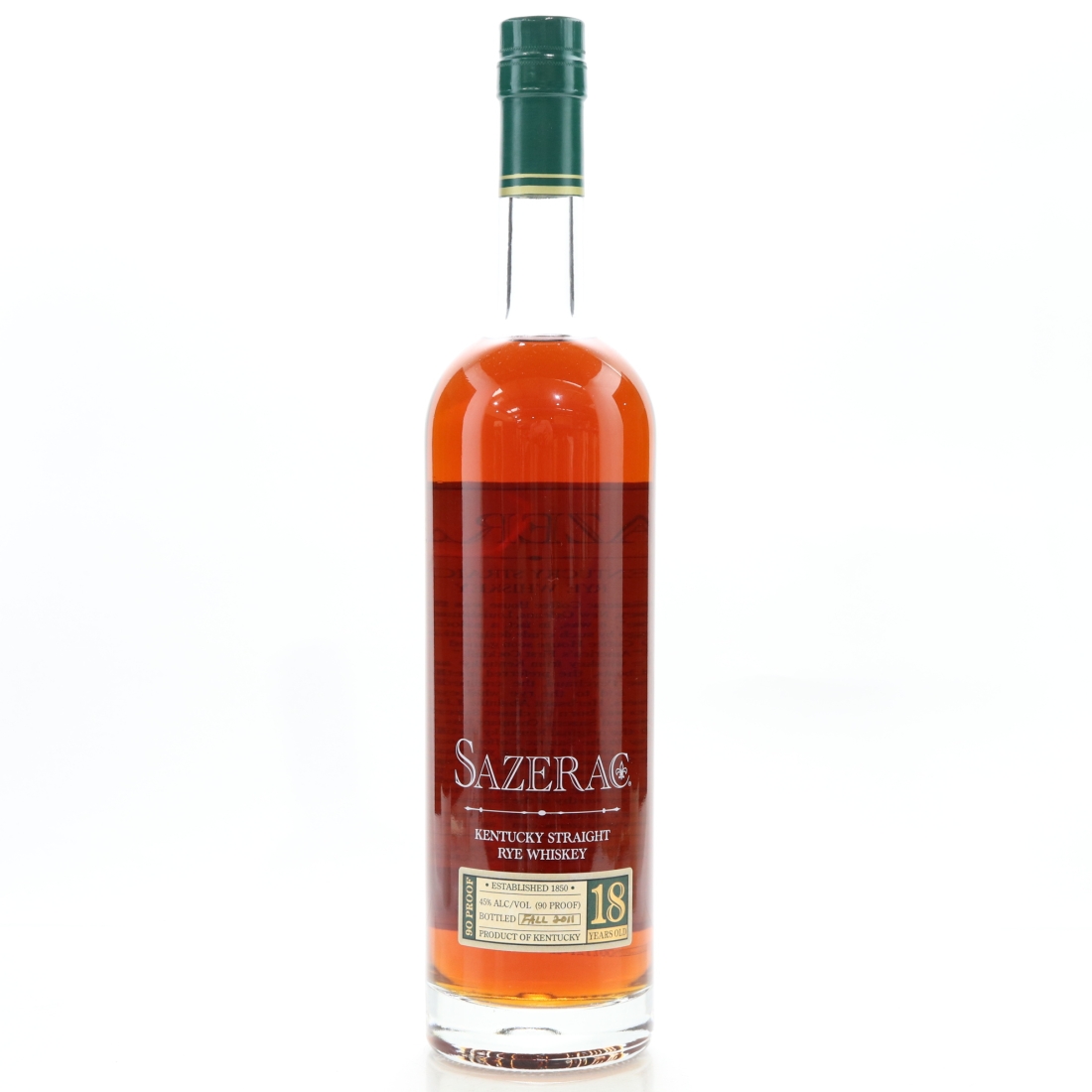 Sazerac 18 Year Old Rye / Fall 2011