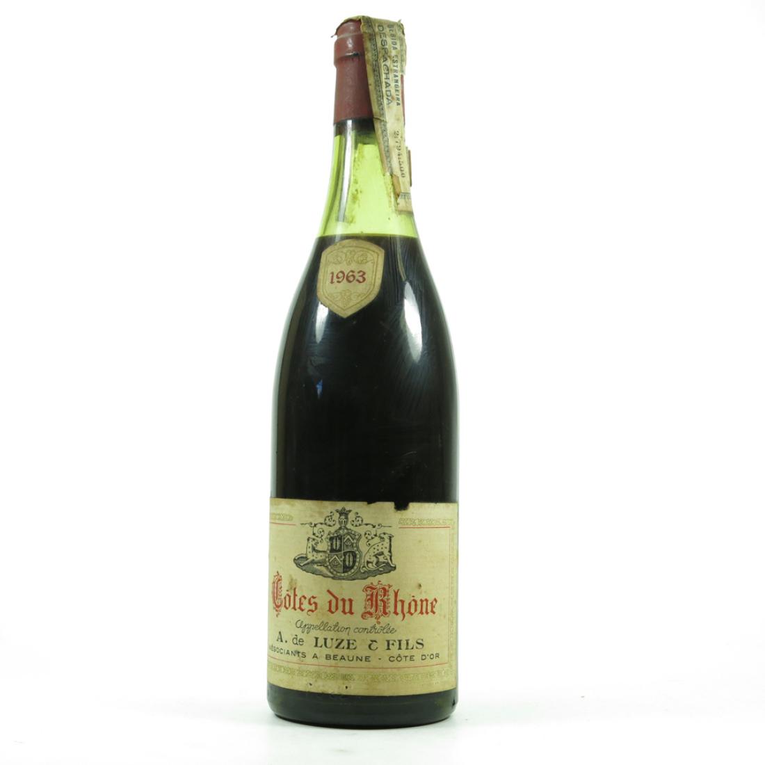 A. de Luze & Fils, Cotes Du Rhone 1963