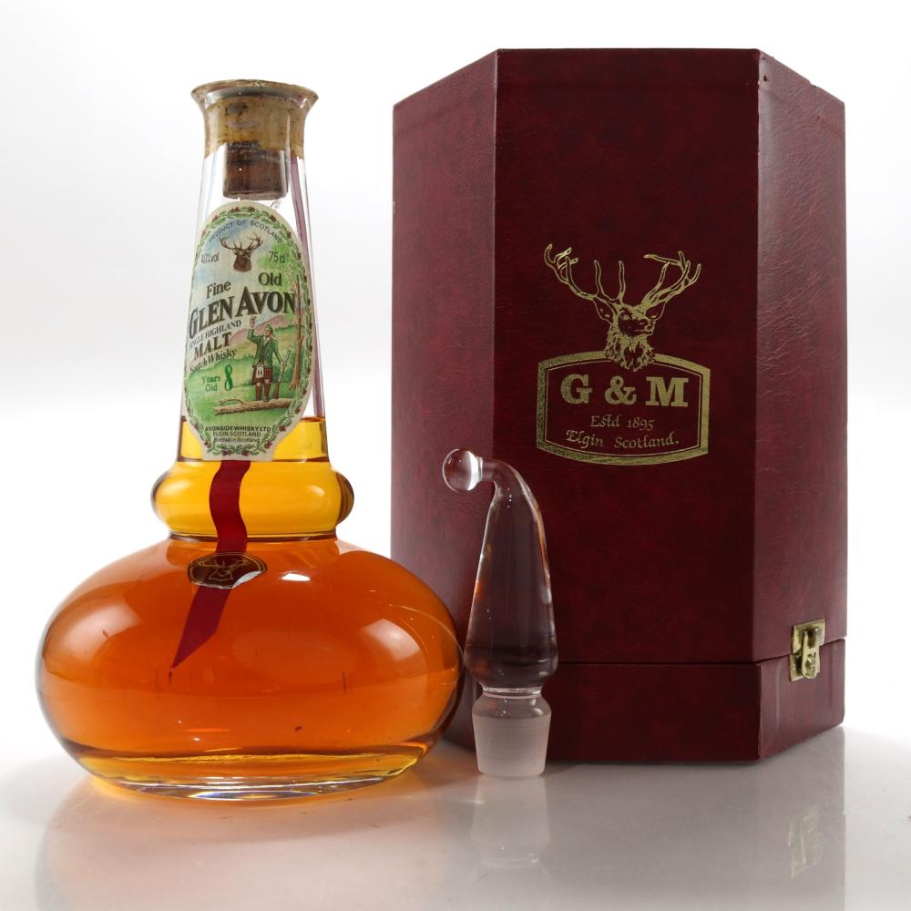 Glen Avon 8 Year Old Gordon and MacPhail Decanter 1980s
