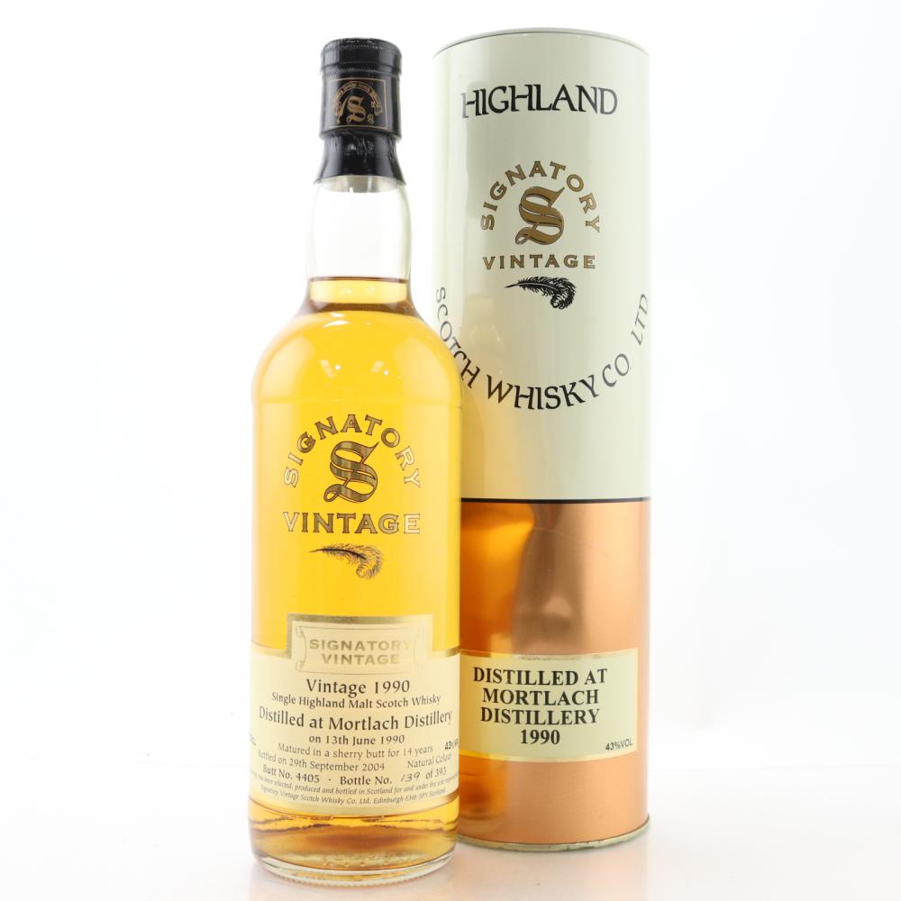 Mortlach 1990 Signatory Vintage 14 Year Old